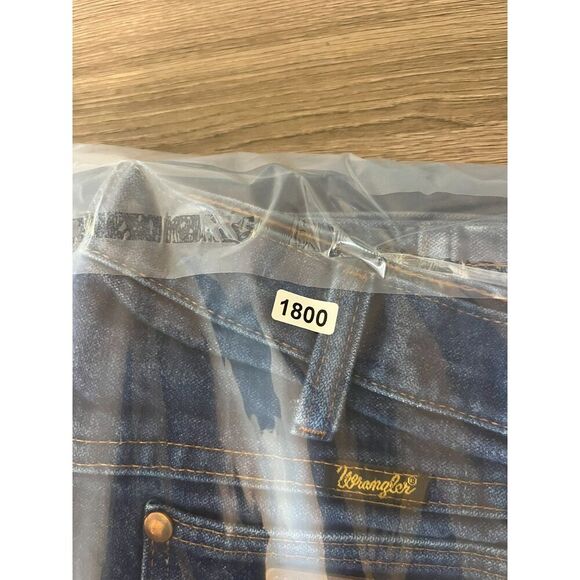 Vtg Wrangler 13MWZ Men's Jeans 35X38 (32X38) Blue Denim Jeans Made In USA - Picture 11 of 11